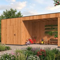 Tuinhuis Kubeline met luifel L280X687 CM