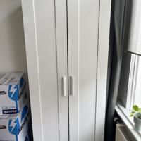 Witte Ikea kast BRIMNES met 2 deuren