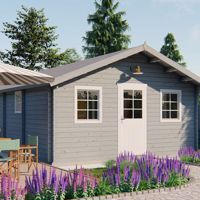 Blokhut - Tuinhuis Cadiz | 44 mm | onbehandeld