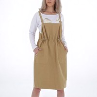 Cashual jurk beige one size