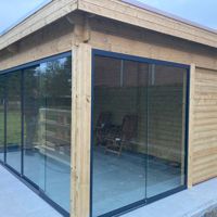 NIEUW Modern houten Blokhut G4434