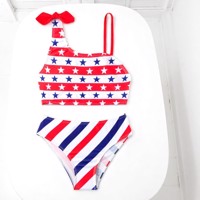 Meisjes bikini Amerika 122/128 - 7-8 jaar