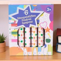 Stempel stiften set 13 Cm 6 Stuks