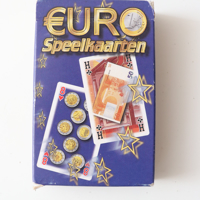 Unieke Euro Speelkaarten Alleen het doosje wat beschadigd