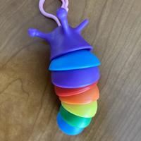 Kinder sleutelhanger rups , sleutelhanger rugzak spelletje