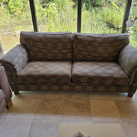 Stoffen ruime twee zit bank