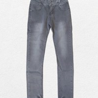Grace Skinny Stretchy jeans grijs 146