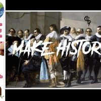 50x40cm Diamond Painting Make History (rond) nr 2001 