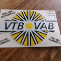 Sticker VTB - VAB wegenhulp