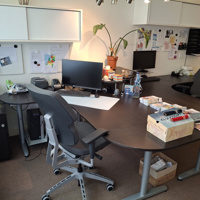 half rond bureau