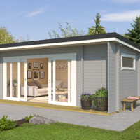 NIEUW Modern luxe blokhut Java