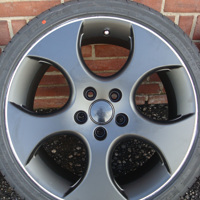 18 Inch GTI Black Velgen en Banden Steek 5x112