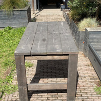 Houten tuintafel