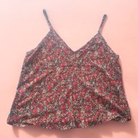 Bloemen spagetti top M