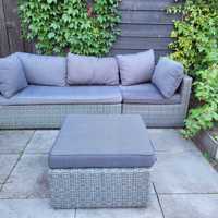 Loungebank met kussens