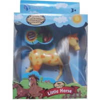 Little horse speelpaard geel oranje grijze haren camouflage