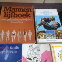 Medische boeken van;mannen,gezondheid,EHBO,encyclopedie,home