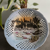 Antiek Victoria China Czechoslovakia bord