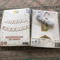 2 stuks leuke nieuwe trouw slingers