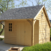 Landelijk tuinhuis LODGE in diverse standaard maten