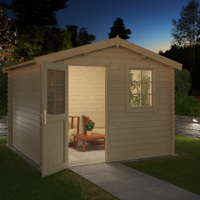 Blokhut Nina 275x230 Onbehandeld vuren