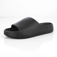 Slippers effen zwart 42