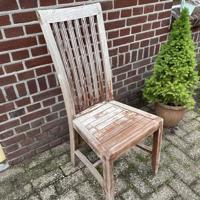 Teak stoelen voor buiten (6 stuks)