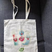 Lutti tas snoepprint Life is Luttiful lussentas