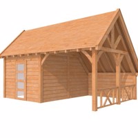 Tuinhuis douglas Classico 2: 600 x 400 cm