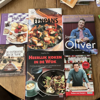 Verschillende kookboeken 
