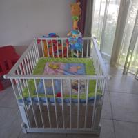 Box met kleed en muziekmobiel