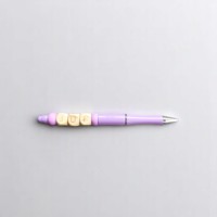 Gepersonaliseerde balpen JUF paars