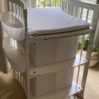 Stokke Sleepi mini wieg + ledikant WIT