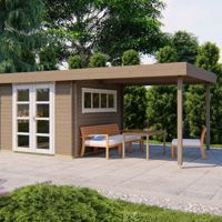 Blokhut - Tuinhuis Dellinger | 28 mm | vuren onbehandeld