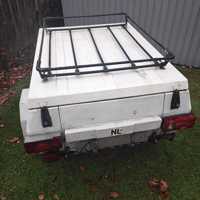 Klein vakantie bagagewagen