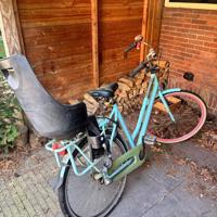 Gazelle damesfiets met kinderzitje 