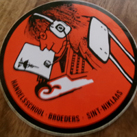 Sticker Handelsschool - broeders - Sint-Niklaas