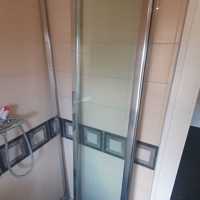 Glazen douchewand en deur