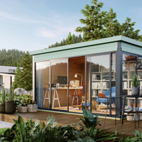 Nieuw tuinhuis Domeo 4 Set