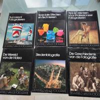 Boeken over fotografie: Succesvol fotograferen, Tips en wenken voor professioneel fotograferen, Speciale effecten en technieken, De wereld van de video, Stedenfotografie, De geschiedenis van de fotografie