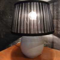 schemerlamp tafellamp vintage keramieken voet