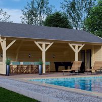 Blokhut schuur Wolfskap WKS2