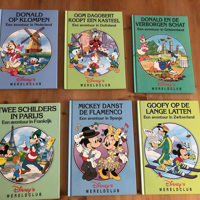 Disney wereldclub boeken 6 delen + Disney boekenclub 