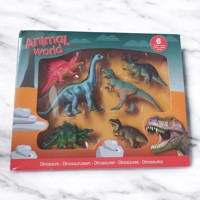 6x Animal World Dinosaurus speelset