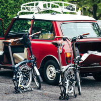 2 Brompton Vouwfietsen voor mee te nemen per Auto naar Spanje 