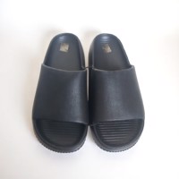 Heren slippers effen zwart 42