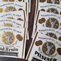 250 Pilsener & 250 Oud Bruin Bier Etiketten