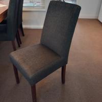 6 eettafel stoelen