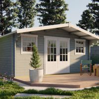 Blokhut - Tuinhuis Karen | 40 mm | onbehandeld