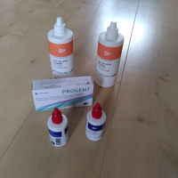 Bewaar- en schoonmaakvloeistof voor harde lenzen